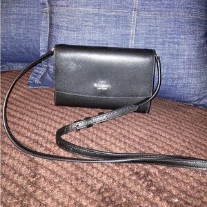 Kate Spade Sleek Black Crossbody Bag